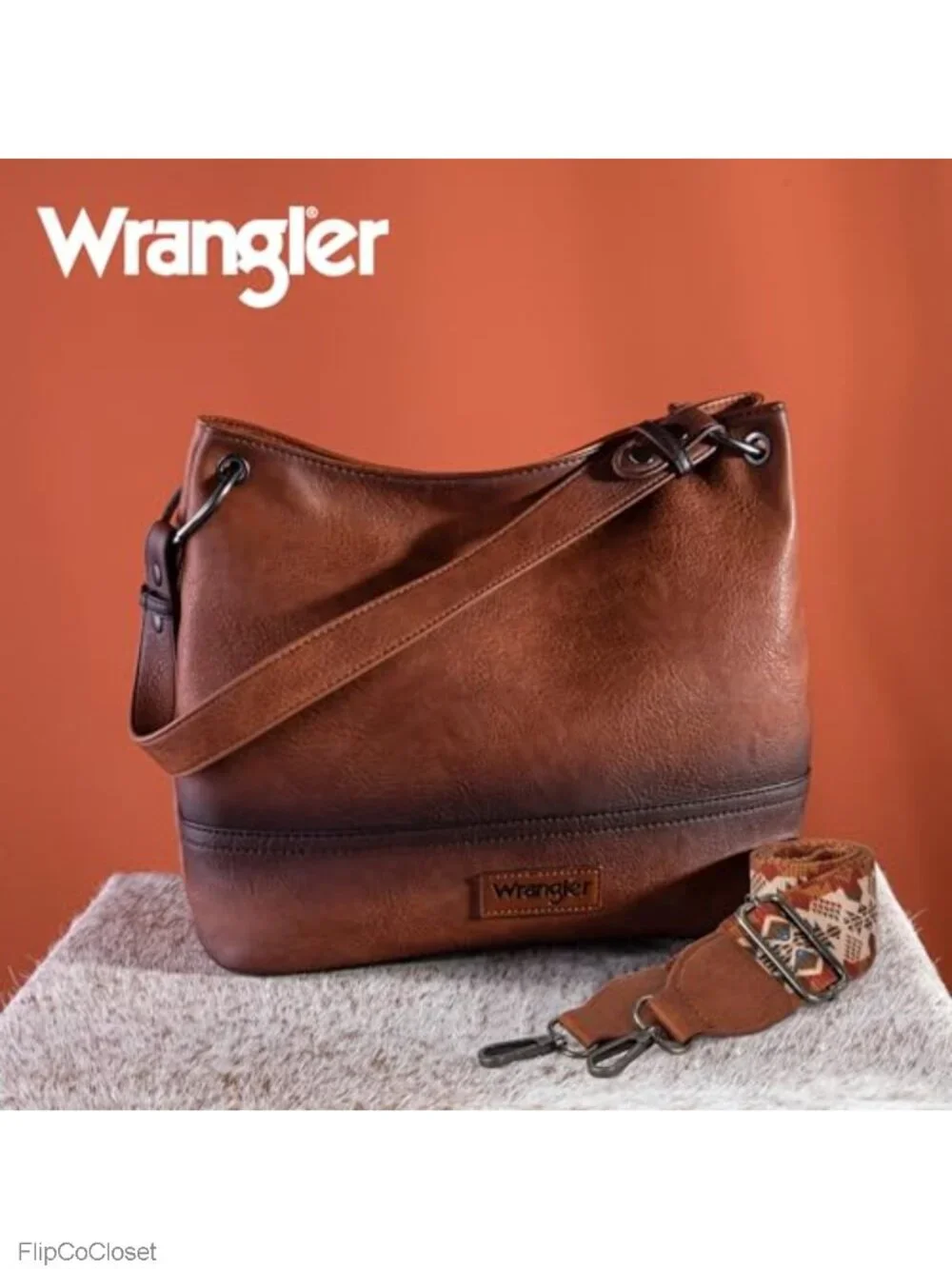 Vegan Leather Hobo Bag Shoulder Purse with Crossbody Strap